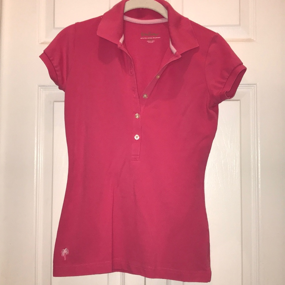 Lilly Pulitzer pink polo skirt size xs